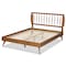 Baxton Studio Emiko Modern and Contemporary Walnut Brown Finished Wood Full Size Platform Bed 183-11120-9407-Zoro - alternate 4